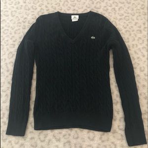 Lacoste v-neck sweater in excellent condition